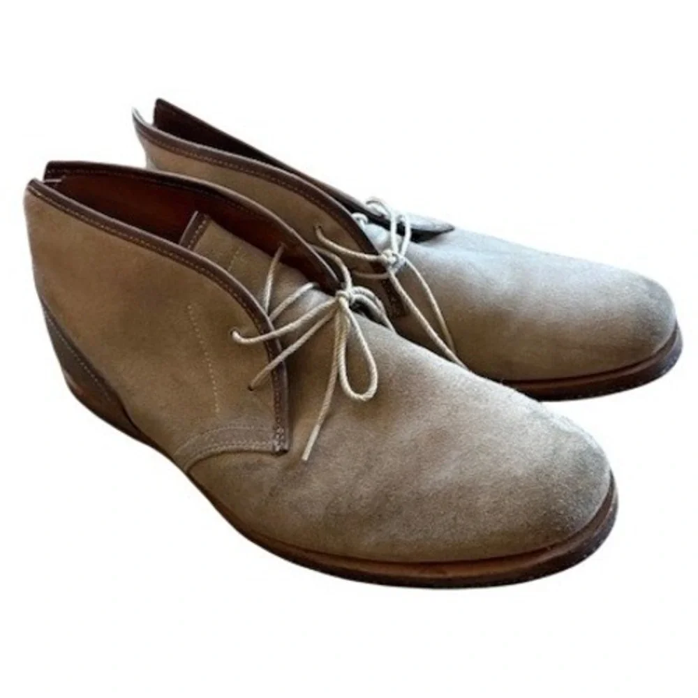 Timberland Boot Mens 8 Tan Suede Leather Chukka Desert Boots